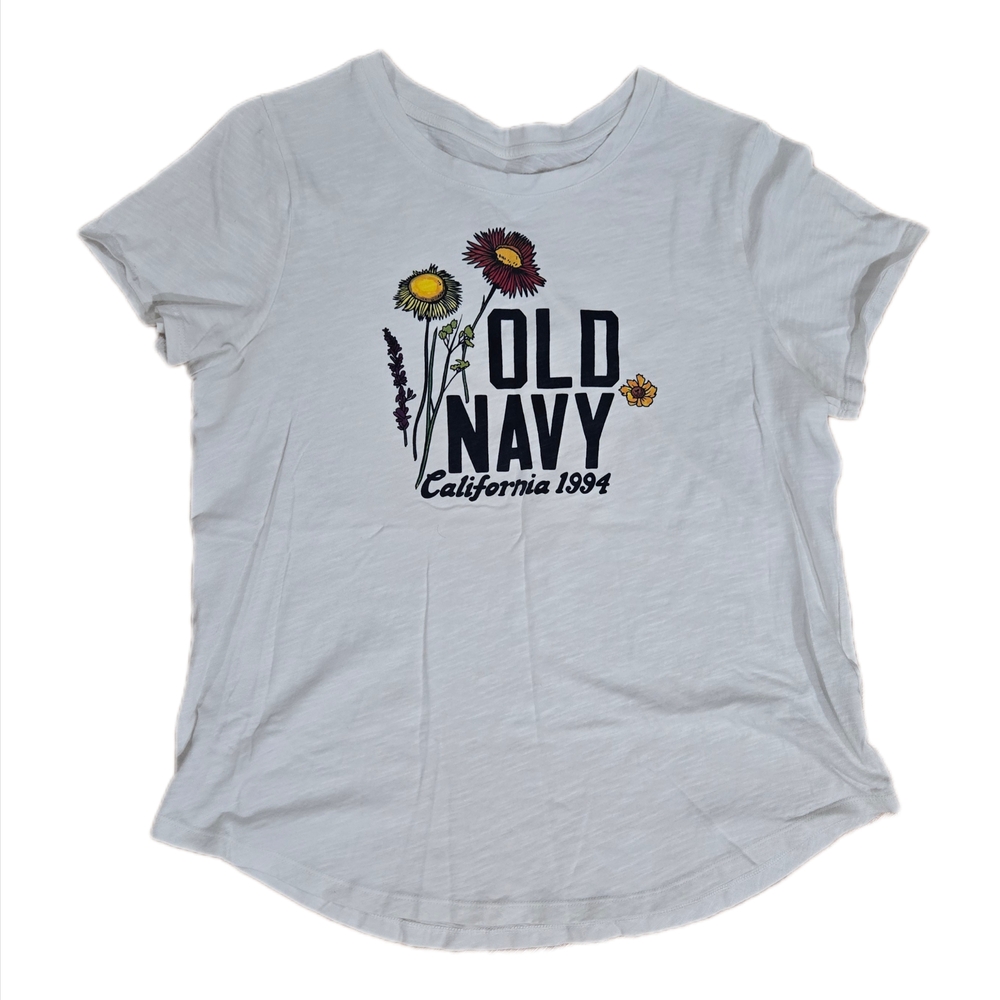 Old Navy Floral Graphic Tee
